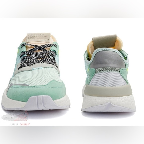 ADIDAS Teal Running Gym Blue White - Picture 3 of 9